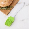 Unique Bargains Basting Brush 15g Small Handle Brush Color Block Dishwasher Safe Silicone PP 6.69"x1.18" 1 Pc - 2 of 4
