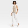 Women's Slim Fit Ribbed Tank Top - A New Day™ - 3 of 4