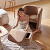 Barrel Chair with Storage Ottoman Set - 3 of 4