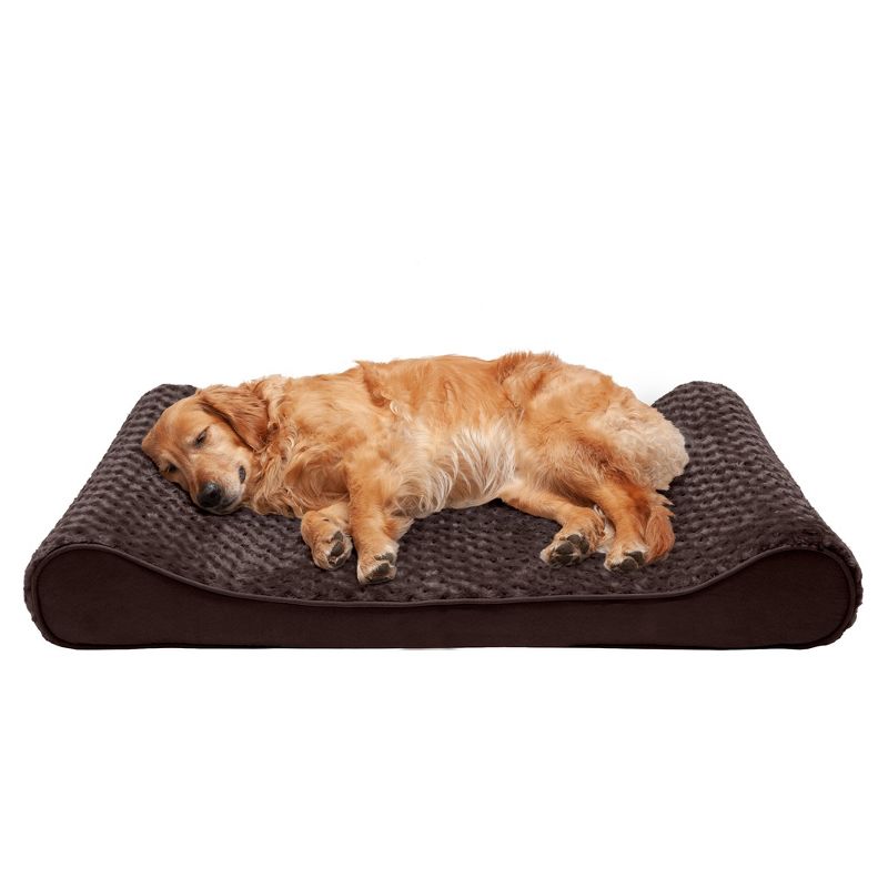 FurHaven Ultra Plush Luxe Lounger Orthopedic Dog Bed, 1 of 4