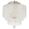 Crystorama Lighting Gabrielle 6 - Light Chandelier in  Antique Gold - 3 of 4
