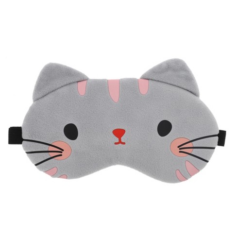 Unique Bargains Soft Sleep Mask Cartoon Cat Gray 1 Pc - image 1 of 4