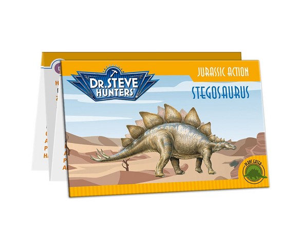 Geoworld Dr. Steve Hunters Medium Jurassic Action Stegosaurus