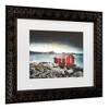 Trademark Fine Art Philippe Sainte Laudy Norwegian Texture Red Matted Framed Art - 3 of 4