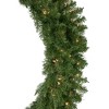 Northlight Pre-Lit Rockwood Pine Artificial Christmas Wreath - 48" - Clear Lights - 3 of 3