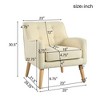 NicBex Accent Chair with Thickened Seat cushion,Mid-Century Armchair for Bedroom,Reading Room - 3 of 4