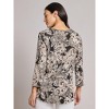 Printed Keyhole Neckline Top - 3 of 3