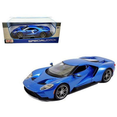 2017 Ford GT Blue 1/18 Diecast Model Car by Maisto