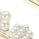 silver tone, white