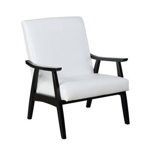 Sandros Mid Century Accent Chair White - ioHOMES