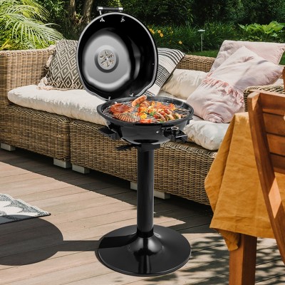 Costway Electric BBQ Grill 1350W Non-stick 4 Temperature Setting