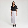 Women's Ruffled Neck Tie-Front Blouse - A New Day™ - 2 of 4