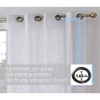 HLC.ME Madison Faux Linen Textured Thicker Sheers Privacy Light Filtering Window Grommet Curtains Drapery Panels, Set of 2 - 3 of 4