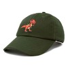 Dalix T-Rex Embroidered Cotton Dad Hat Adjustable Baseball Cap Mens - 4 of 4