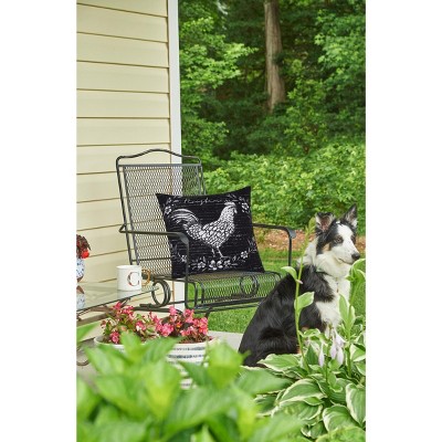 C&F Home 18" x 18" Rustic Farm Rooster Indoor/Outdoor Pillow