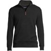 Lands' End Men's Bedford Rib Quarter Zip Sweater - 3 of 4