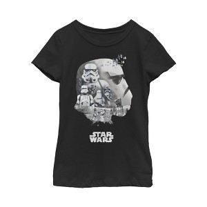 Girl's Star Wars Stormtrooper Collage T-Shirt - 1 of 3