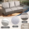 Chic Crate All Weather Rattan Wicker Patio Sofa - 2 of 4
