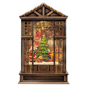 Kurt Adler 10-Inch Battery-Operated LED Lighted Tree Water Lantern - 1 of 4