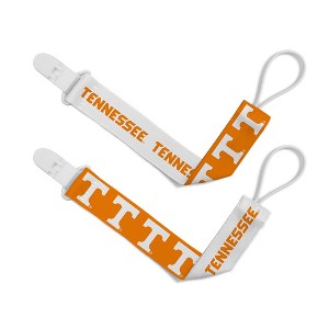 BabyFanatic Officially Licensed Unisex Pacifier Clip 2-Pack - NCAA Tennessee Volunteers - Officially Licensed Baby Apparel - 1 of 4