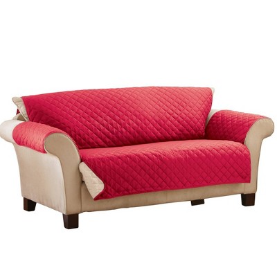 Collections Etc Reversible Quilted Furniture Protector Cover