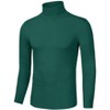 Lars Amadeus Men's Slim Fit Long Sleeve Pullover Solid Turtleneck Sweater - 2 of 4
