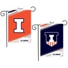 Illinois University NCAA Licensed Double-Sided Garden Flag 12" x 18" Briarwood Lane - 3 of 3