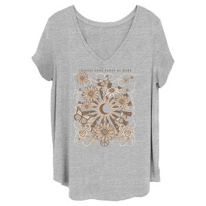 Juniors Womens Lost Gods Protect Your Peace of Mind T-Shirt - 1 of 4