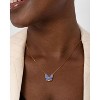 Molenia 925 Sterling Silver Necklace for Women - Gold Butterfly Resin Pendant Gifts for Mom Chain Cute Stuff Jewelry for Girls Mothers Day Birthday - 2 of 4