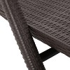 Kumasinova HDPE Reclining Patio Chaise Lounge with Optional Cushion,Ergonomics Outdoor Long Chiase Poolside Chair for Deck,Backyard&Pool - 4 of 4