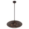 Livex Lighting Charlton 3 - Light Pendant in  Bronze - 2 of 4