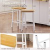 Lycvki 53'' Large Kitchen Island with Drop Leaf and Power Outlet - 4 of 4