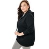 Woman Within Plus Size Better Fleece Zip-Front Hoodie - 4 of 4
