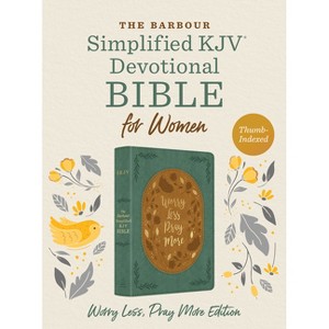 The Barbour Skjv Devotional Bible for Women: Worry Less, Pray More [Thumb-Indexed] - by  Compiled by Barbour Staff (Leather Bound) - 1 of 1