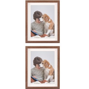 REGALWOVEN Wedding Home Decor Art Modern Picture Frames for Wall Hanging or Tabletop Display 2 Pcs - 1 of 4