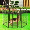FDW Dog Playpen Pet Dog Fence 2-32 Panels  24/32/40"H Metal Dog Pen Outdoor Exercise Pen with Doors for Large/Medium /Small Dogs for RV,Camping,Yard - 2 of 4
