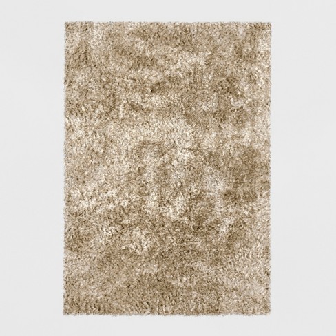 Hand-Tufted Champagne Area Rug Allstar Rugs Rug Size: 7'6 x 10'5