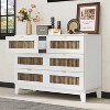Dexmalle Rustic Farmhouse Style Wooden Dresser - 4 of 4