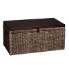 Harrowell Water Hyacinth Storage Trunk - CK0124 - Blackwashed/Espresso - SEI - 4 of 4