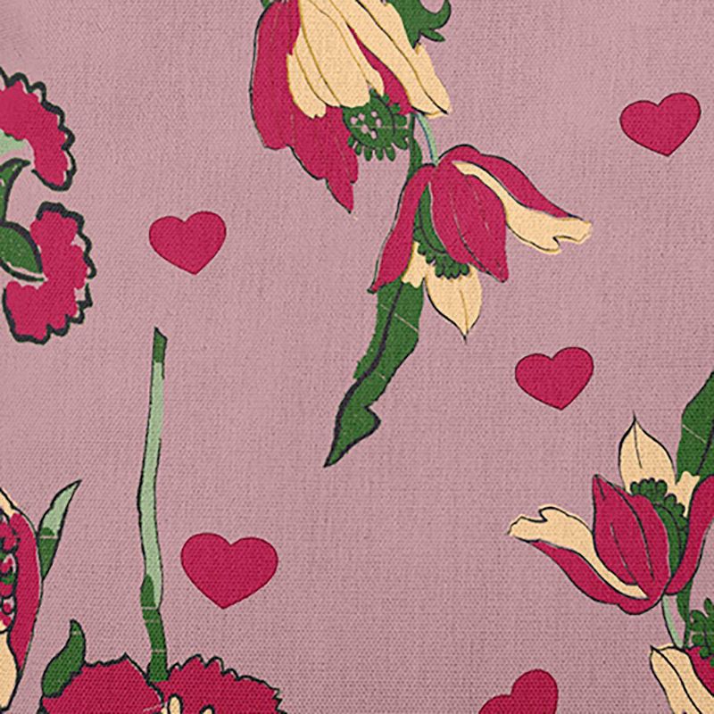 16&#34;x16&#34; Valentine&#39;s Day Love in The Garden Square Throw Pillow Romantic Purple - e by design, 3 of 7