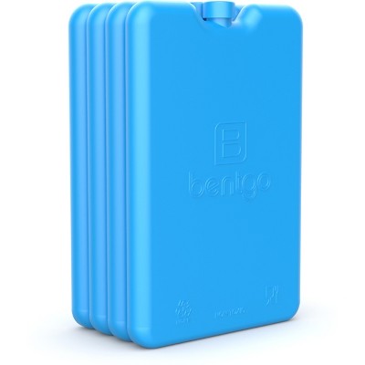 Bentgo Ice Lunch Chillers Ultra-Thin Ice Packs for Lunch Bags, Lunch Boxes & Coolers  4pk - Blue
