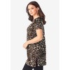 Roaman's Women's Plus Size Short-Sleeve V Neck Ultimate Tunic - 4 of 4