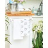 C&F Home Coffee Cups Embroidered Cotton Flour Sack Kitchen Towel - 4 of 4
