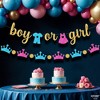 KatchOn, Glitter Boy or Girl Gender Reveal Banner - 10 Feet, No DIY | Boy or Girl Banner for Baby Gender Reveal Decorations - 2 of 4