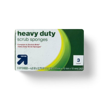 Heavy Duty Scrubbing Sponges - 3ct - up&up™