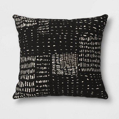 Outdoor Decorative Throw Pillow Black/White - Opalhouse&#8482;