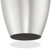 Reminded Adult Cremation Memorial Urn for Human Ashes, Black Stripe Brass Funeral Urn with Velvet Bag - 4 of 4