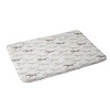 Little Arrow Design Co. Wild Horses Heavy Memory Foam Bath Rug Tan - Deny Designs: Machine Washable, Microfiber Bath Mat - 2 of 3