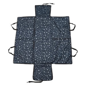 Unique Bargains Stars Prints Pet Car Seat Cover Navy Blue 1 Pc - 1 of 4