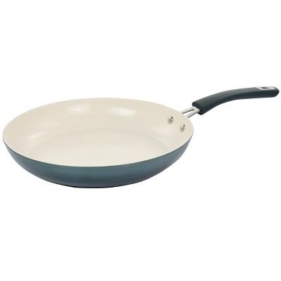 Oster 12 Inch Nonstick Aluminum Frying Pan in Dark Green